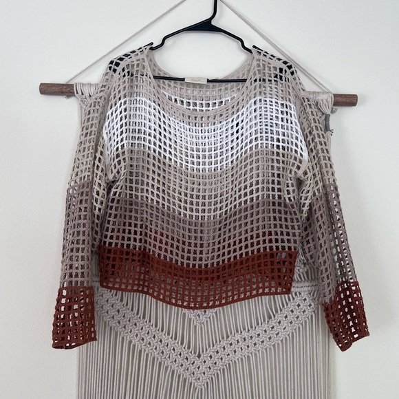 Anthropologie Striped Poncho - Picture 4 of 5